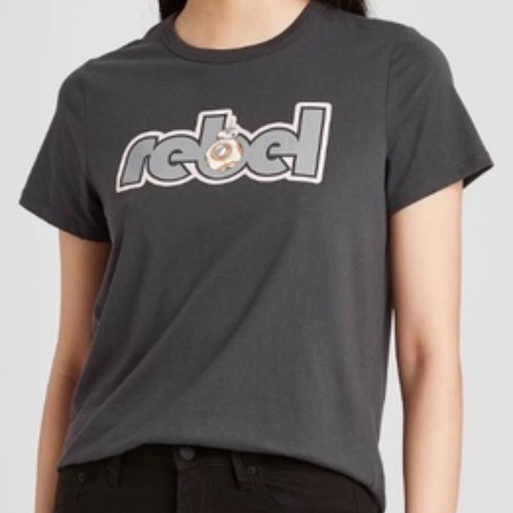 Star Wars Rebel graphic tee shirt Obsidian NWT XS
